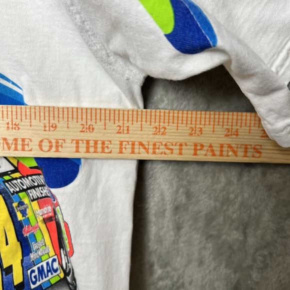 Vintage Nascar Shirt Mens Large Jeff Gordon AOP 90s Racing DuPont Front Back USA - Picture 6 of 8